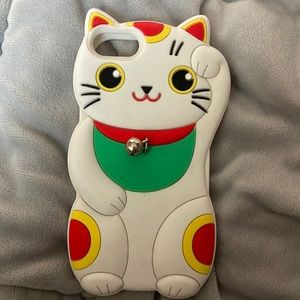 Cat phone case with bell